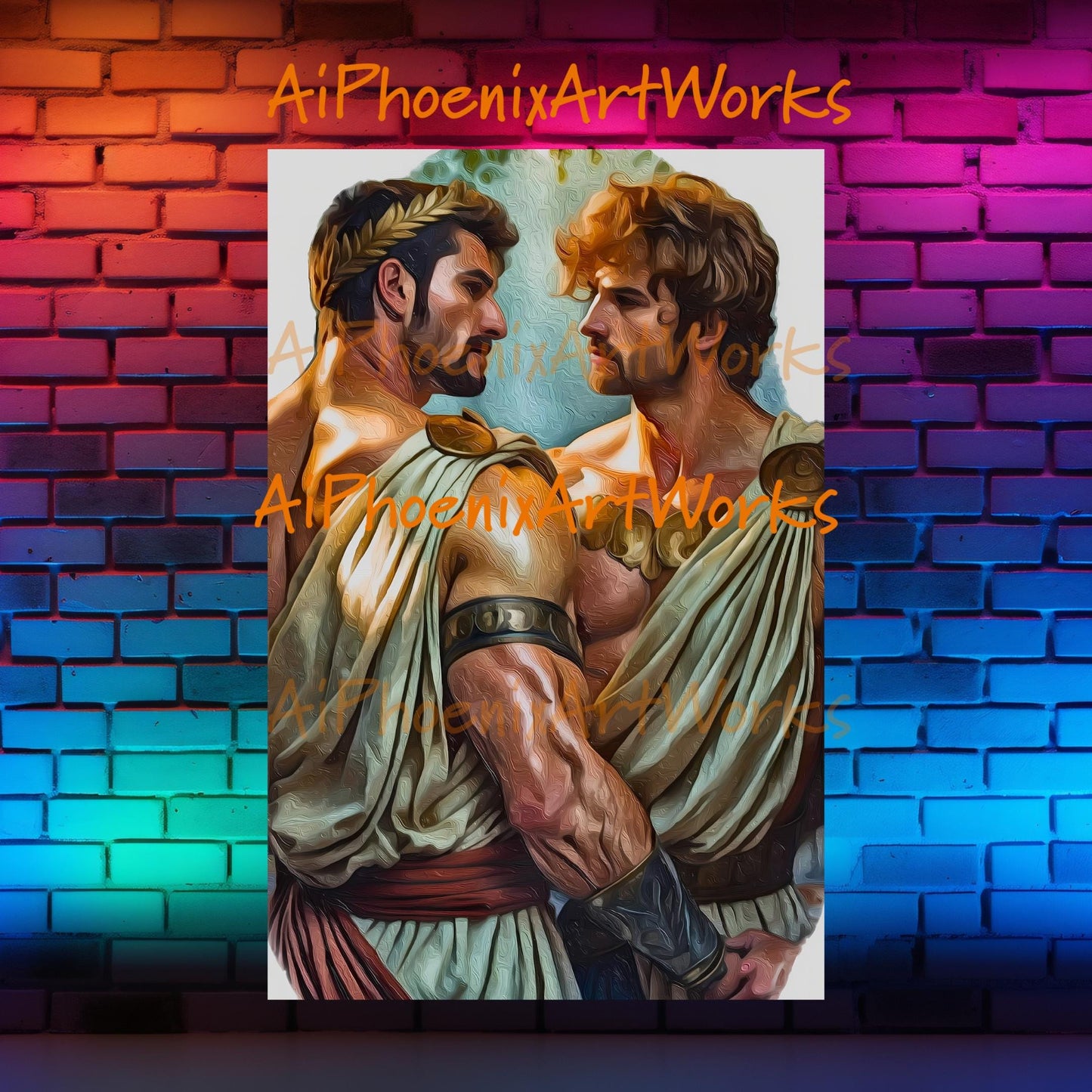 Warrior's Gaze β Digital Printable PDF | Classical Oil Painting Style | Masculine Historical Art
