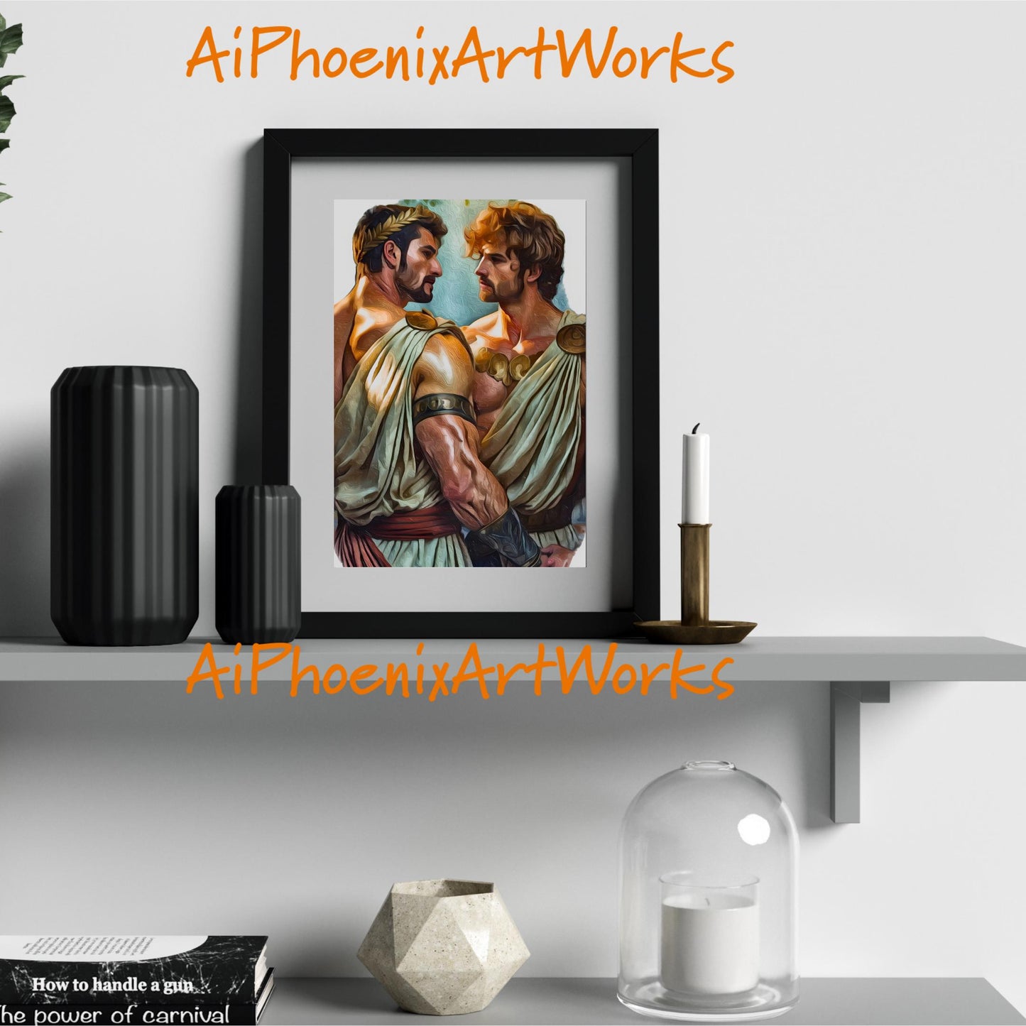 Warrior's Gaze β Digital Printable PDF | Classical Oil Painting Style | Masculine Historical Art