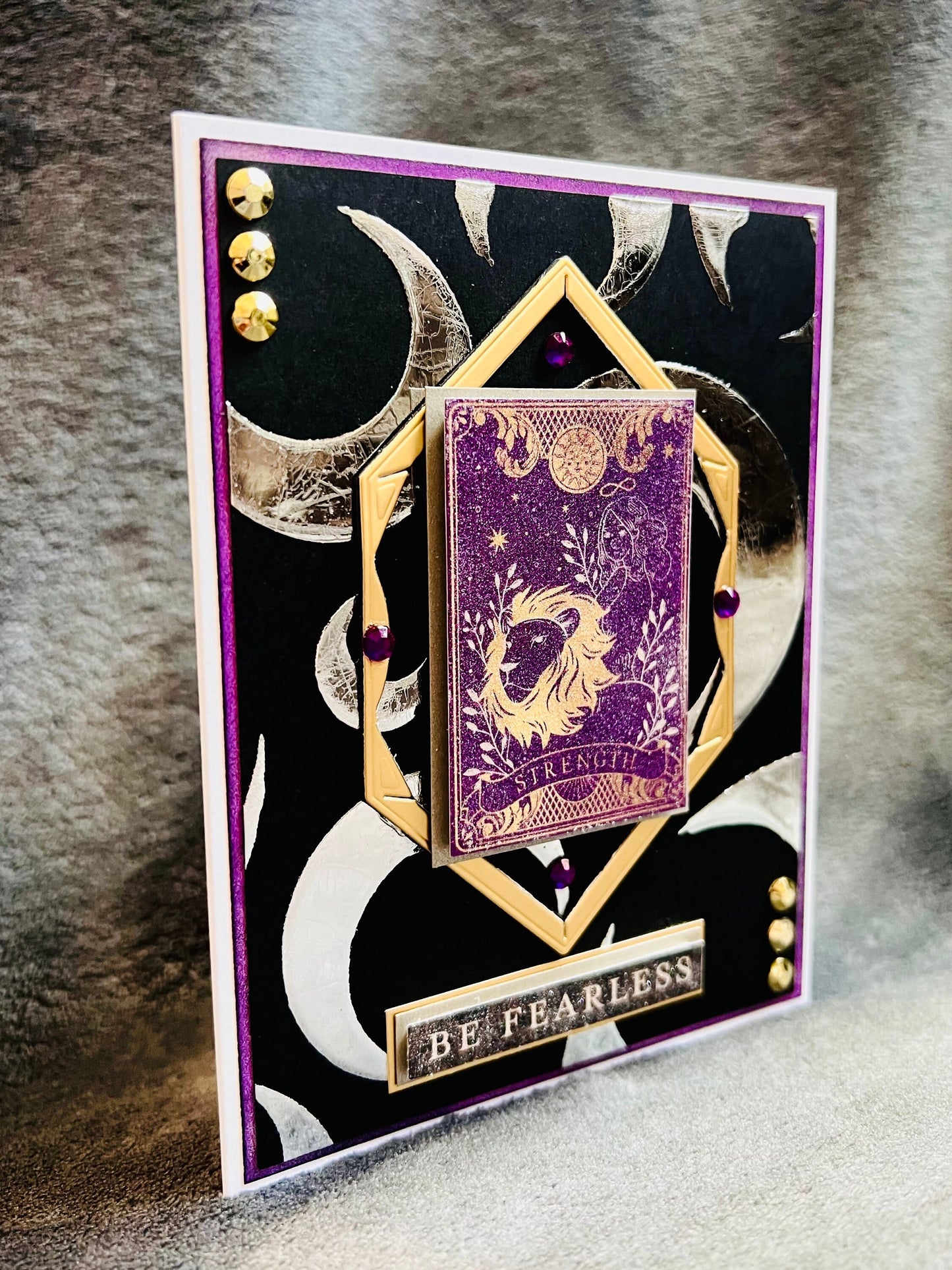 Be Fearless Strength Tarot Card Encouragement Card