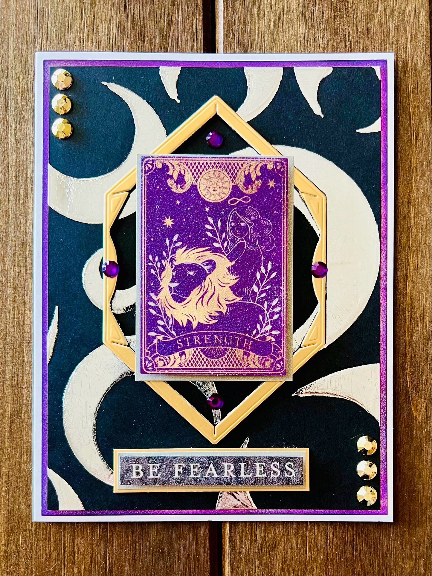 Be Fearless Strength Tarot Card Encouragement Card