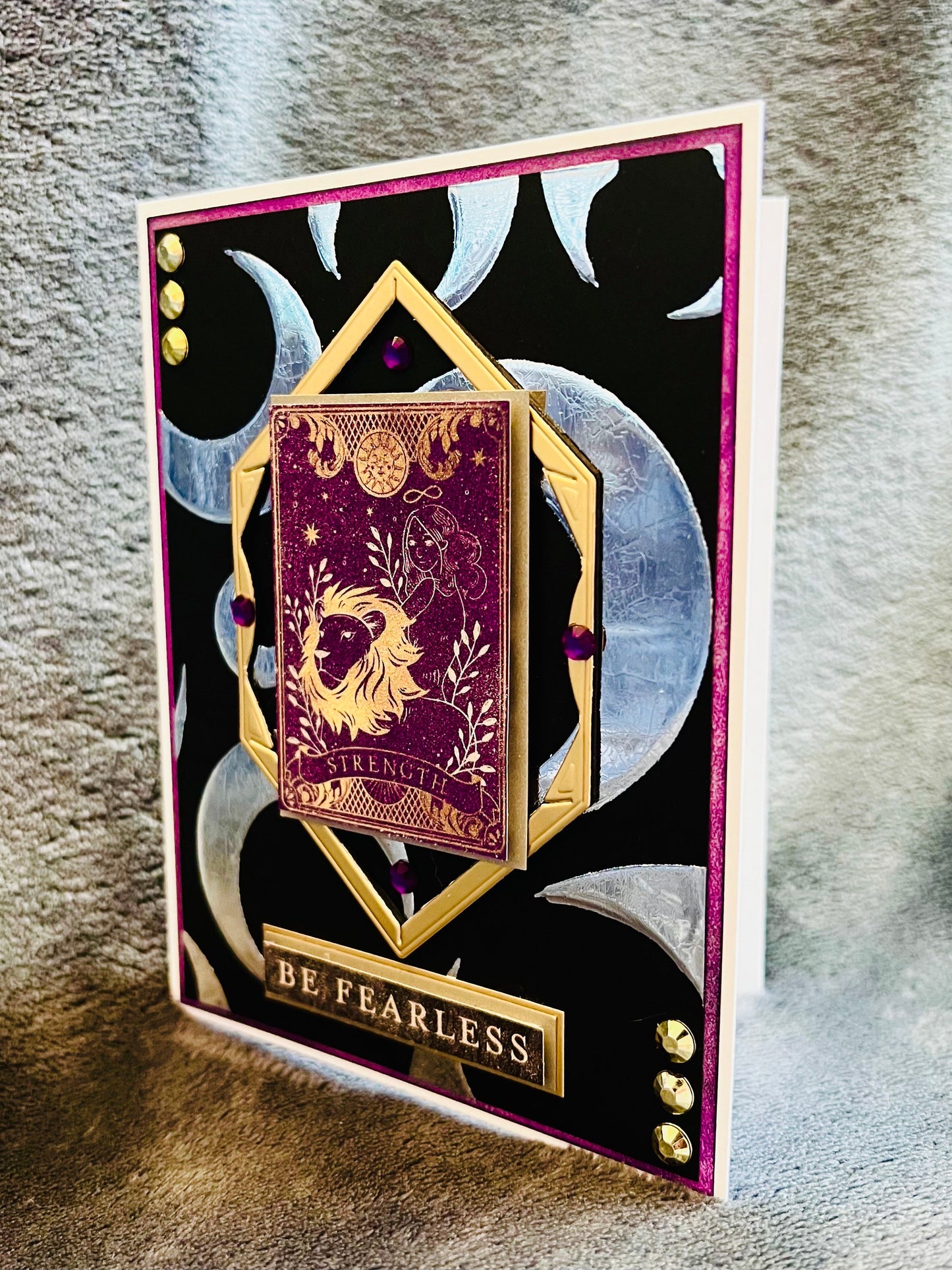 Be Fearless Strength Tarot Card Encouragement Card