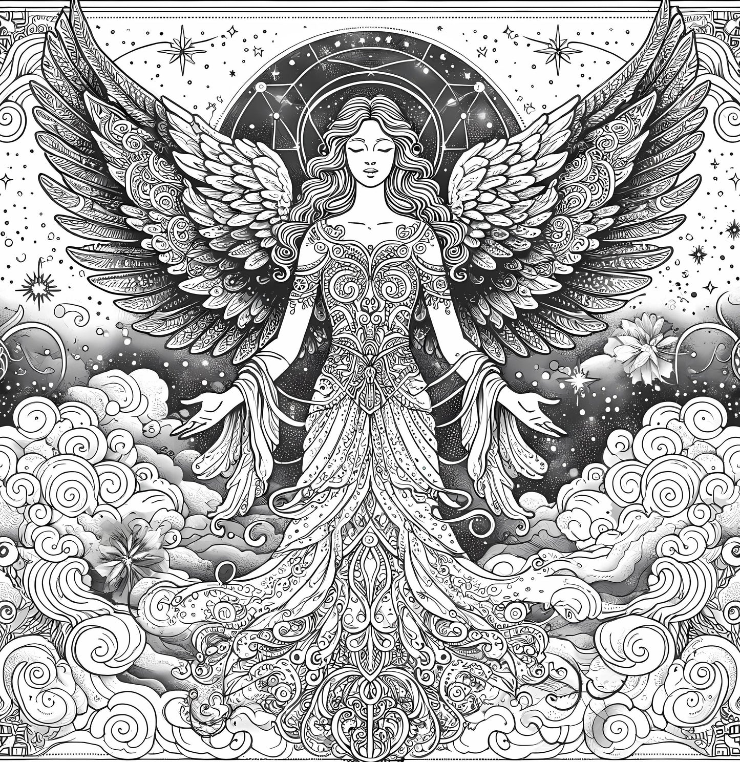 Magical Tarot: Myth and Folklore Adult Coloring Book