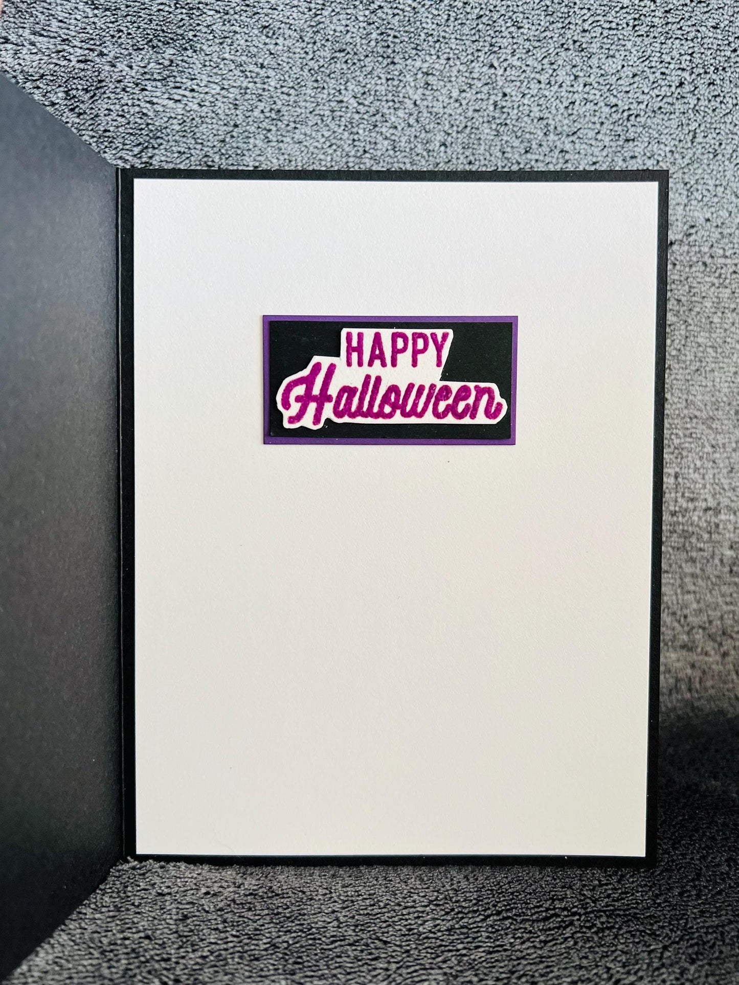 Mummy Escaping Coffin Halloween Card