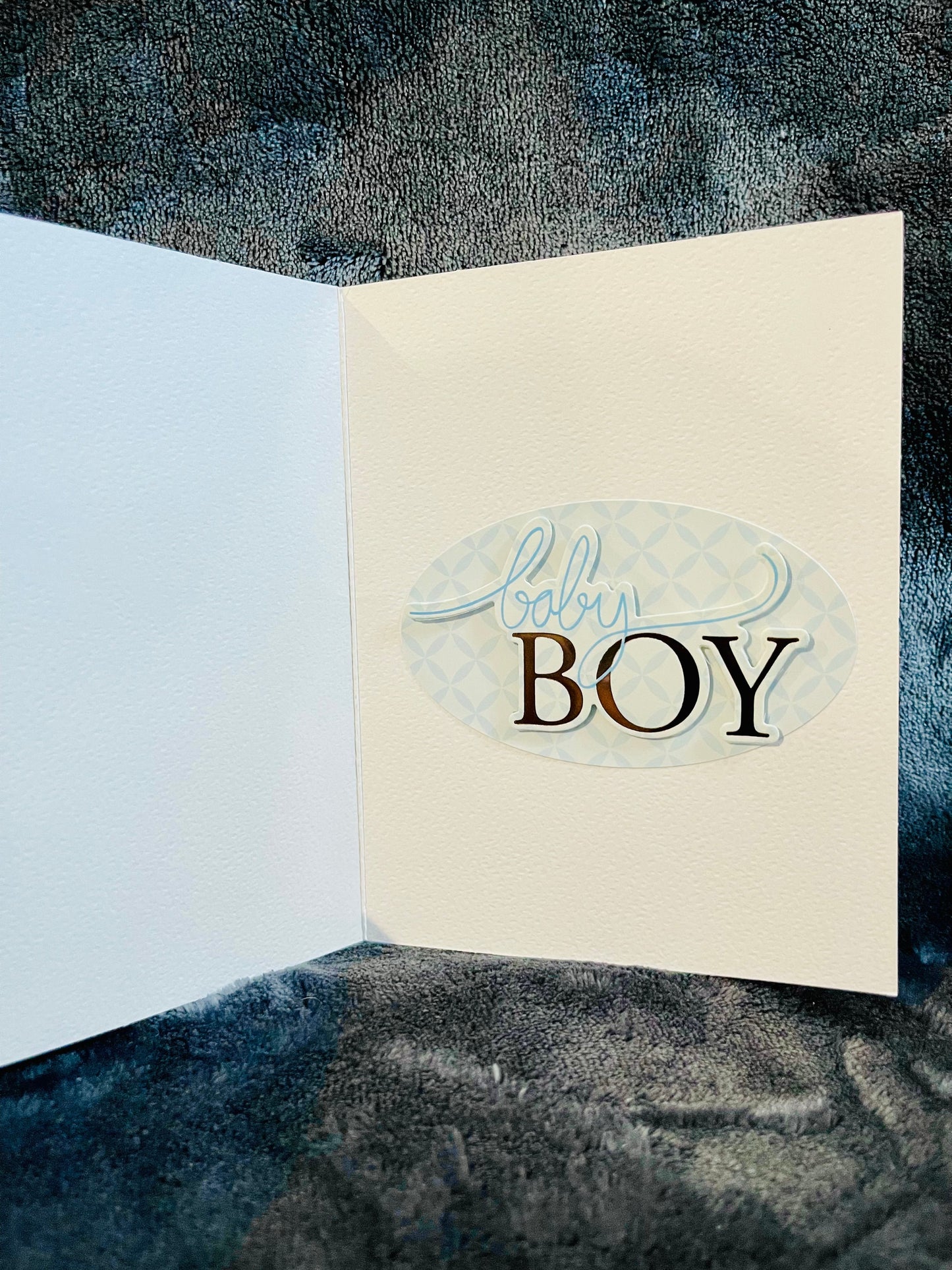 New baby Boy Greeting Card