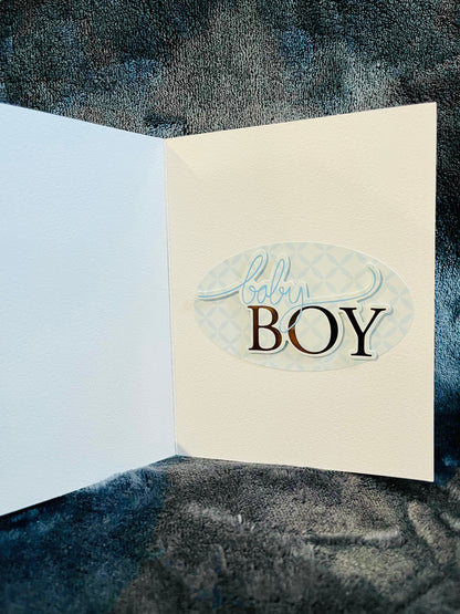 New baby Boy Greeting Card