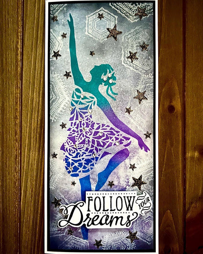 Ballerina Encouragement Greeting Card