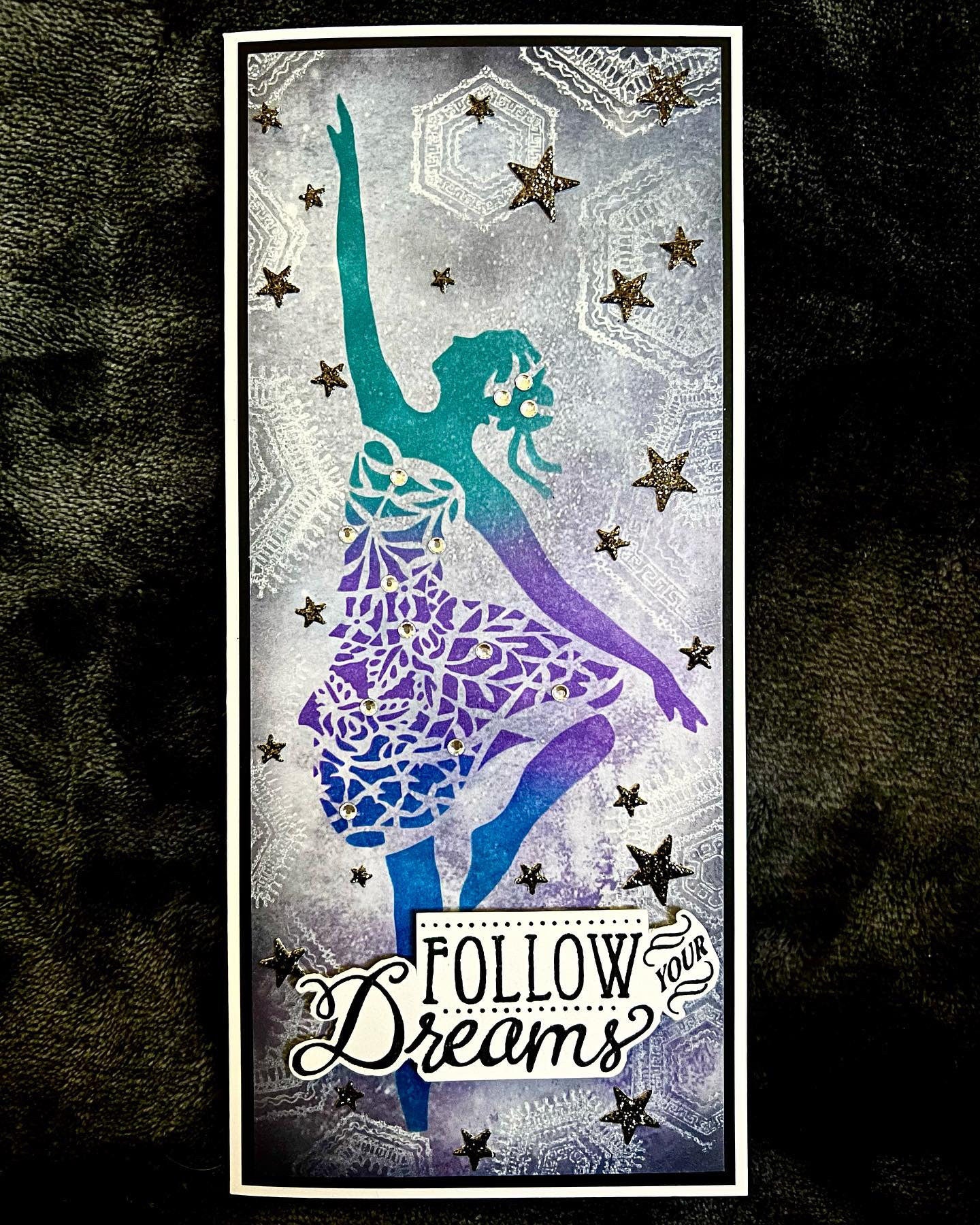 Ballerina Encouragement Greeting Card