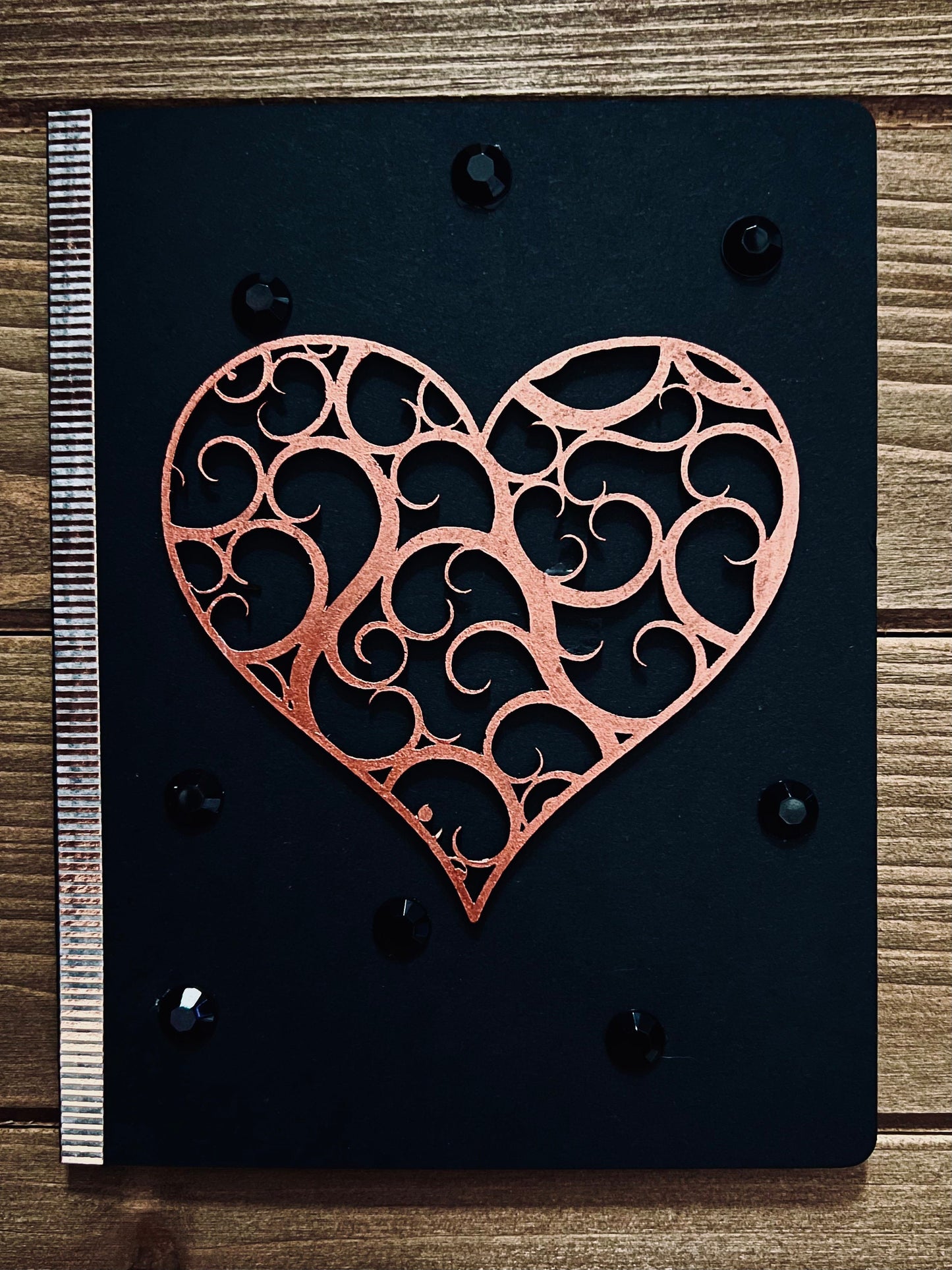 Flourish Heart Love Greeting Card
