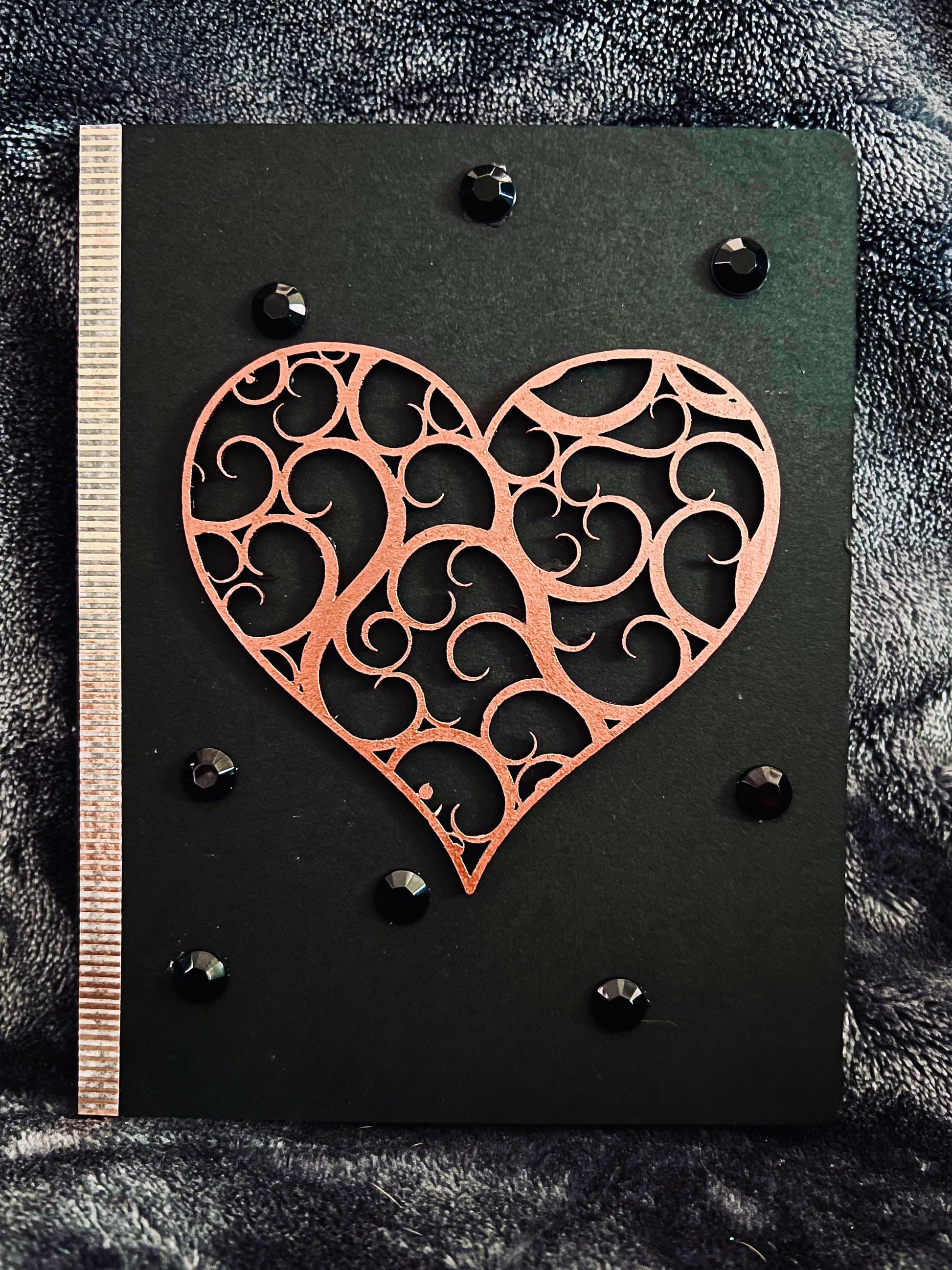 Flourish Heart Love Greeting Card