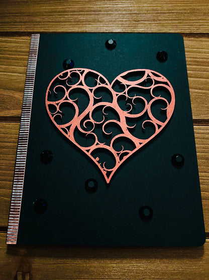 Flourish Heart Love Greeting Card