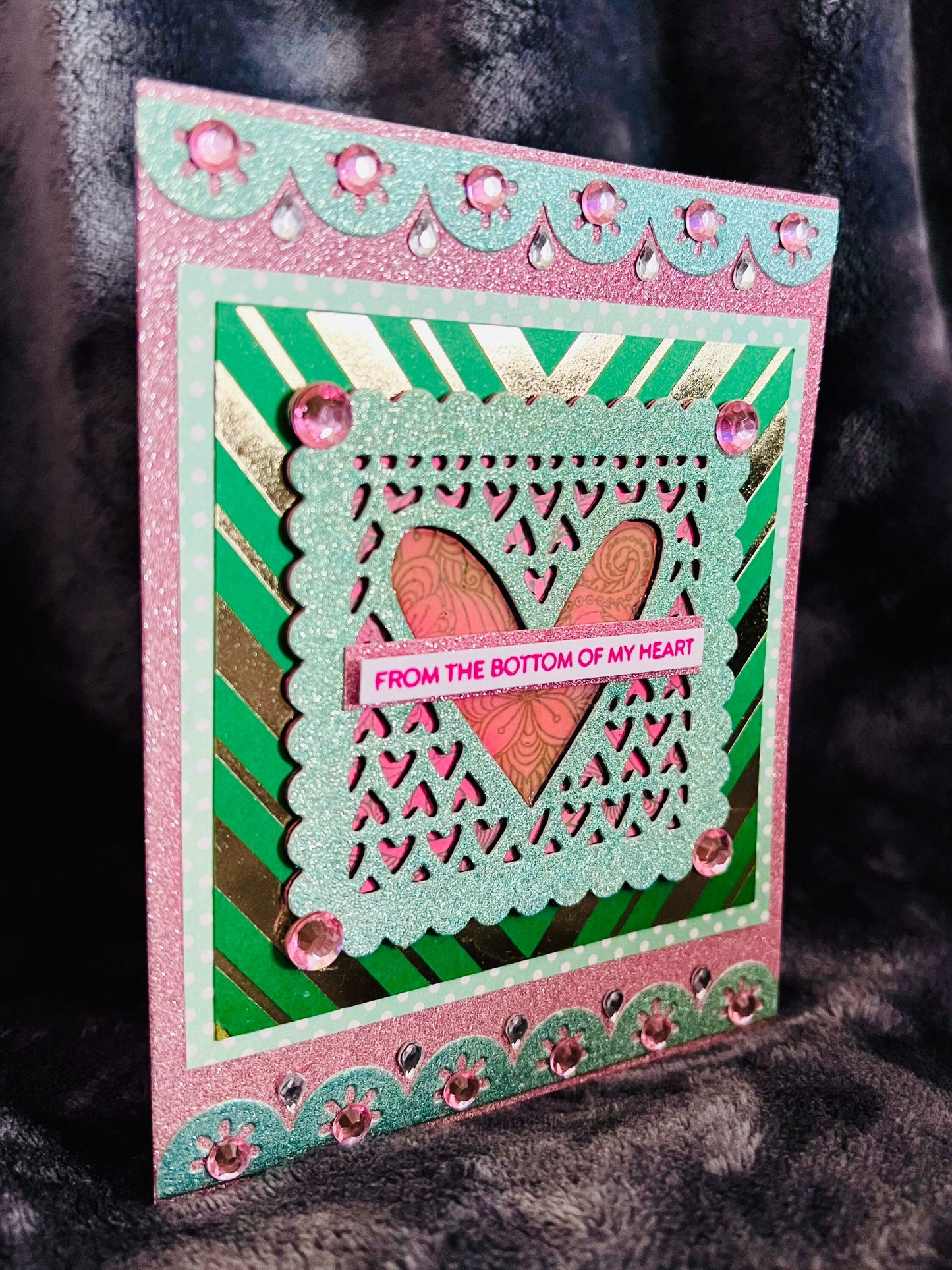 Heart Stamp Love Card