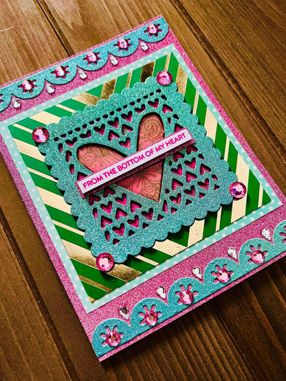 Heart Stamp Love Card