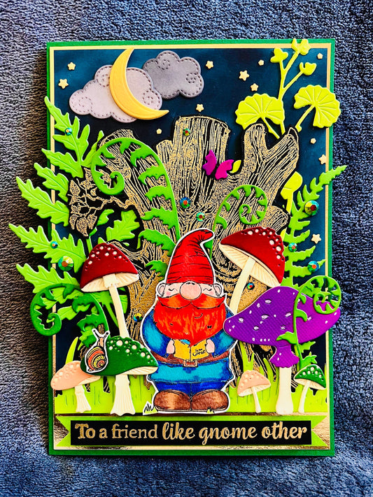 Forest Gnome Birthday Card