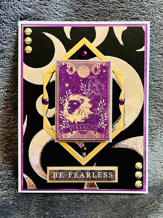 Be Fearless Strength Tarot Card Encouragement Card