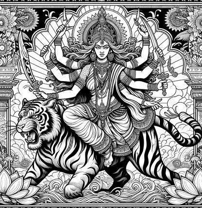 Magical Tarot: Myth and Folklore Adult Coloring Book