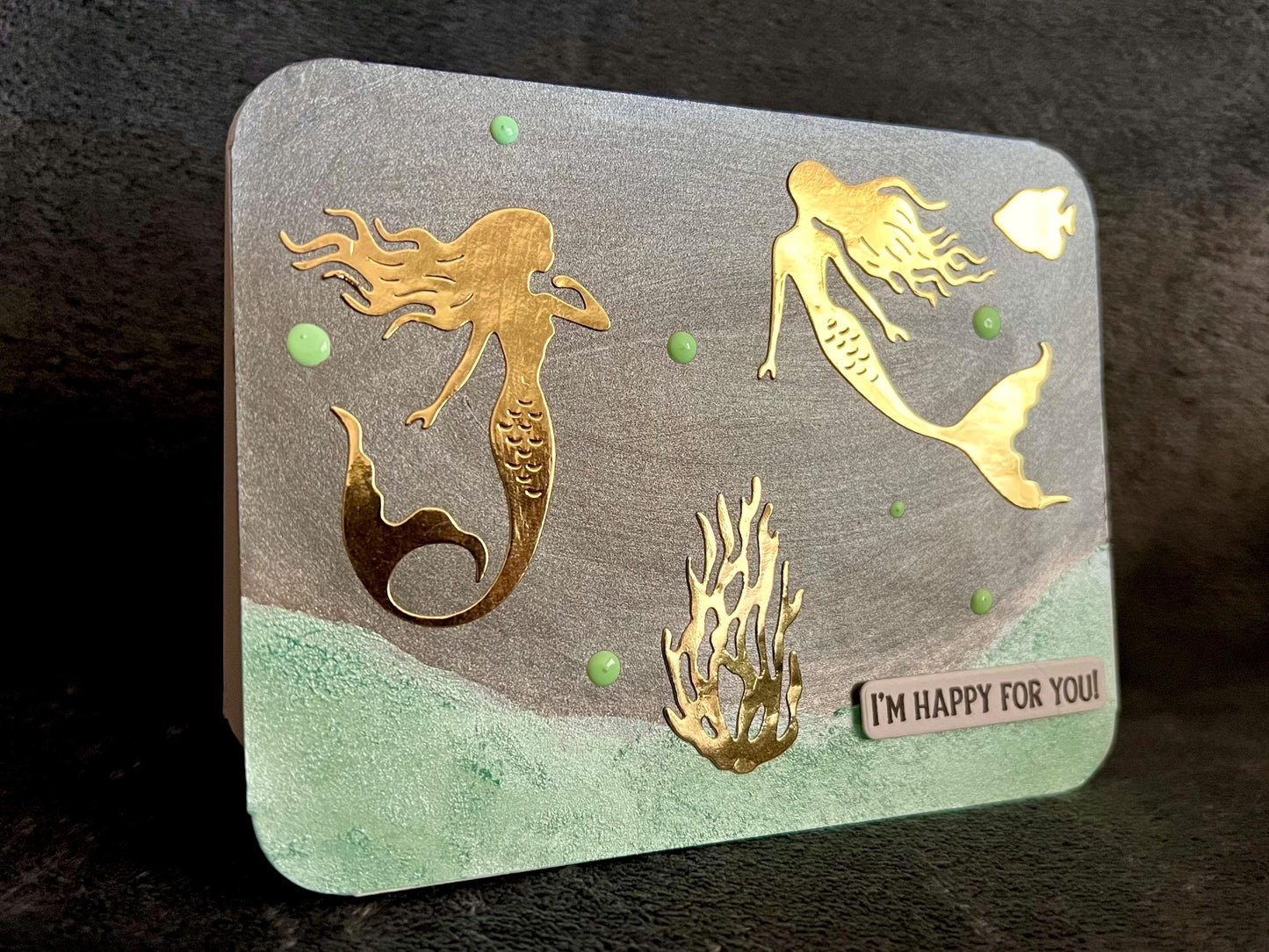 Mermaids Happy For You Card
