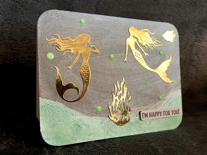 Mermaids Happy For You Card
