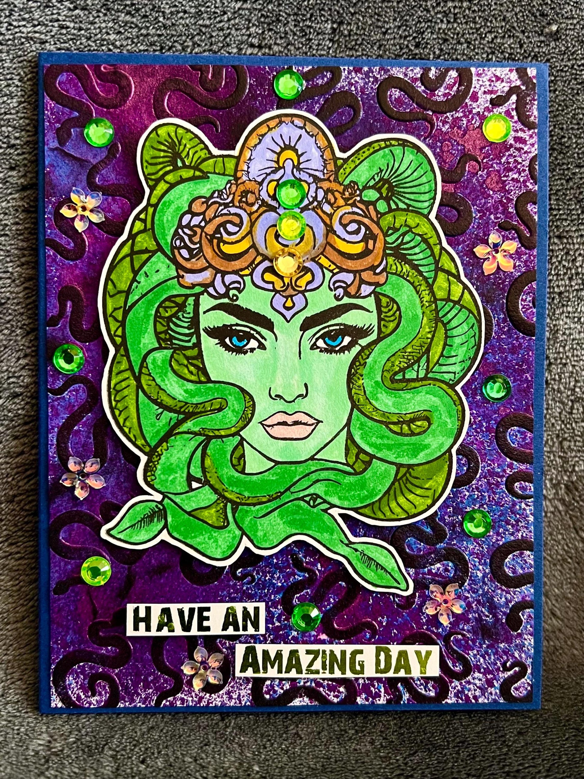 Medusa Have an Amazing Day Card