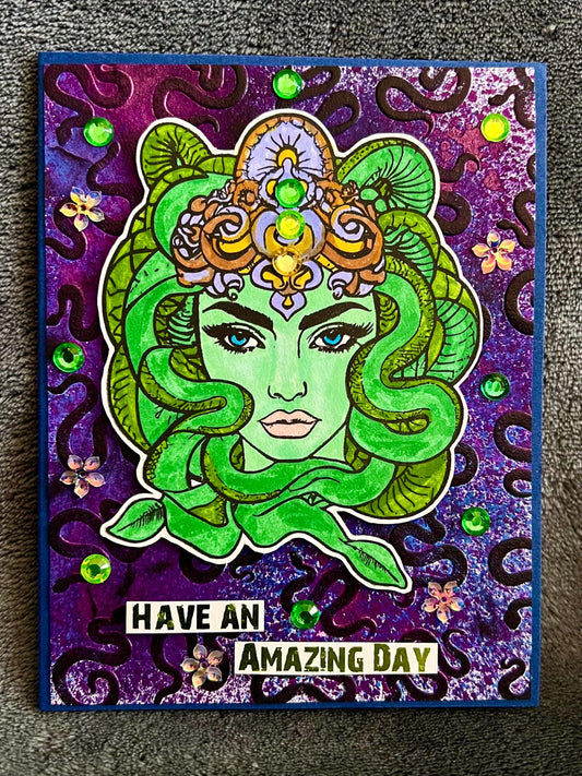 Medusa Have an Amazing Day Card