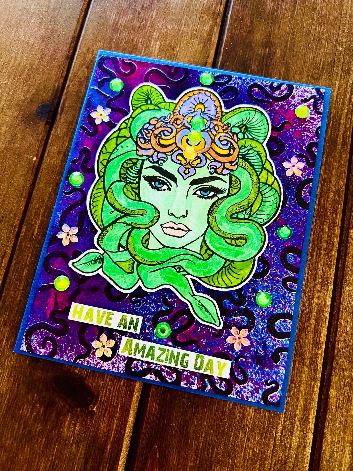 Medusa Have an Amazing Day Card
