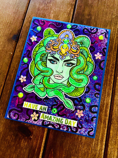 Medusa Have an Amazing Day Card