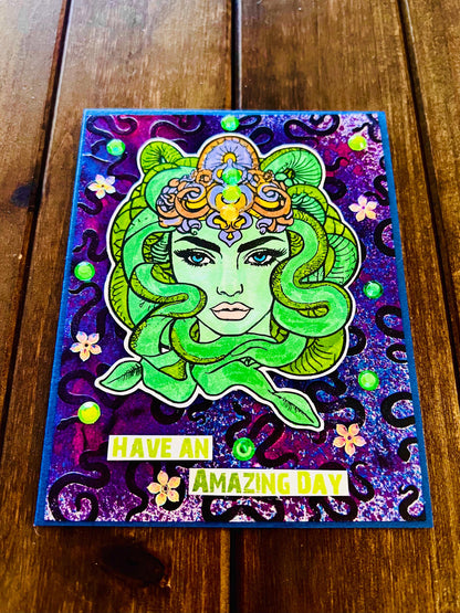 Medusa Have an Amazing Day Card