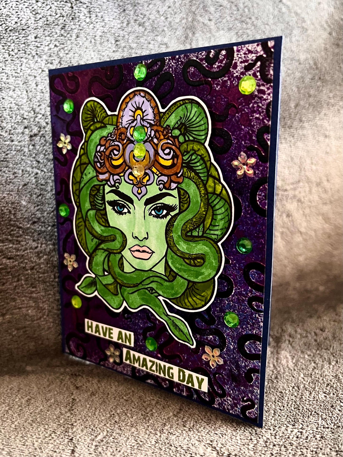 Medusa Have an Amazing Day Card