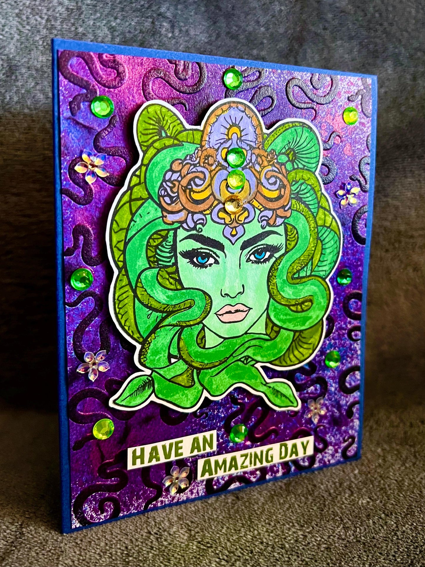 Medusa Have an Amazing Day Card
