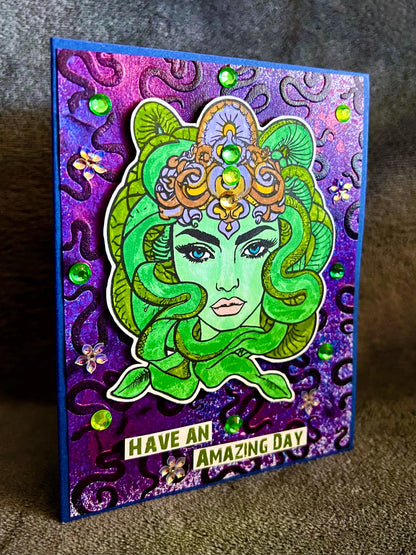 Medusa Have an Amazing Day Card