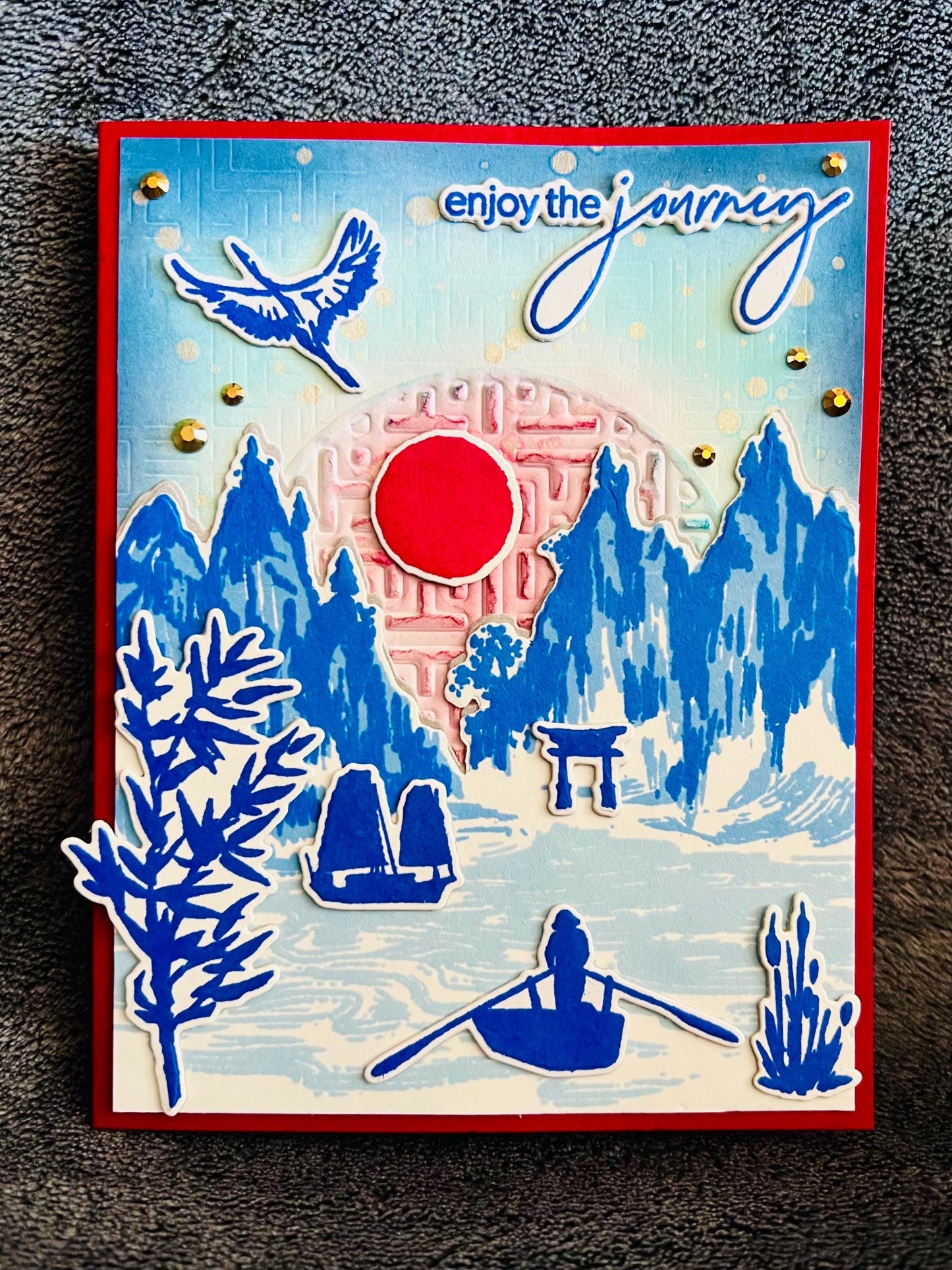 Asian Themed Enjoy the Journey Card