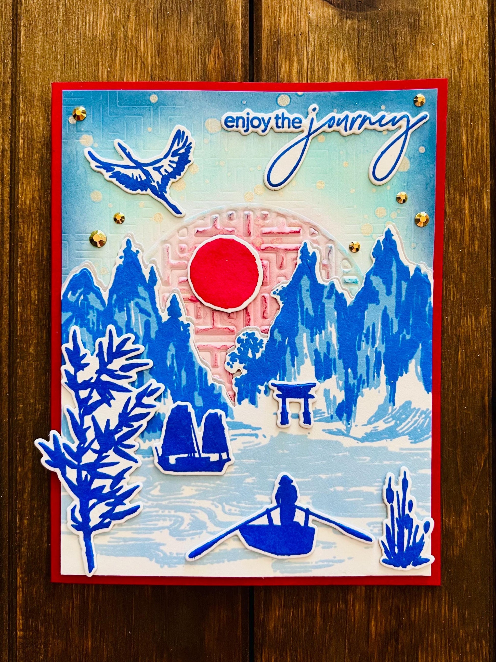 Asian Themed Enjoy the Journey Card