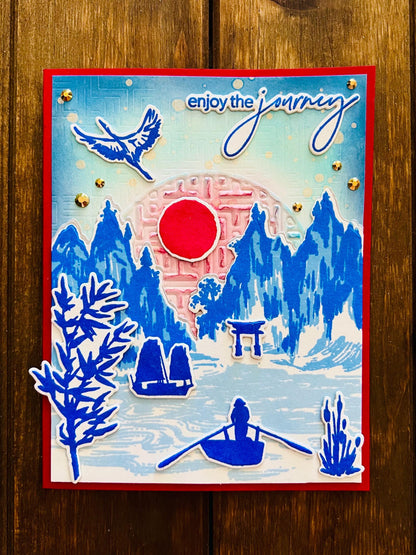 Asian Themed Enjoy the Journey Card