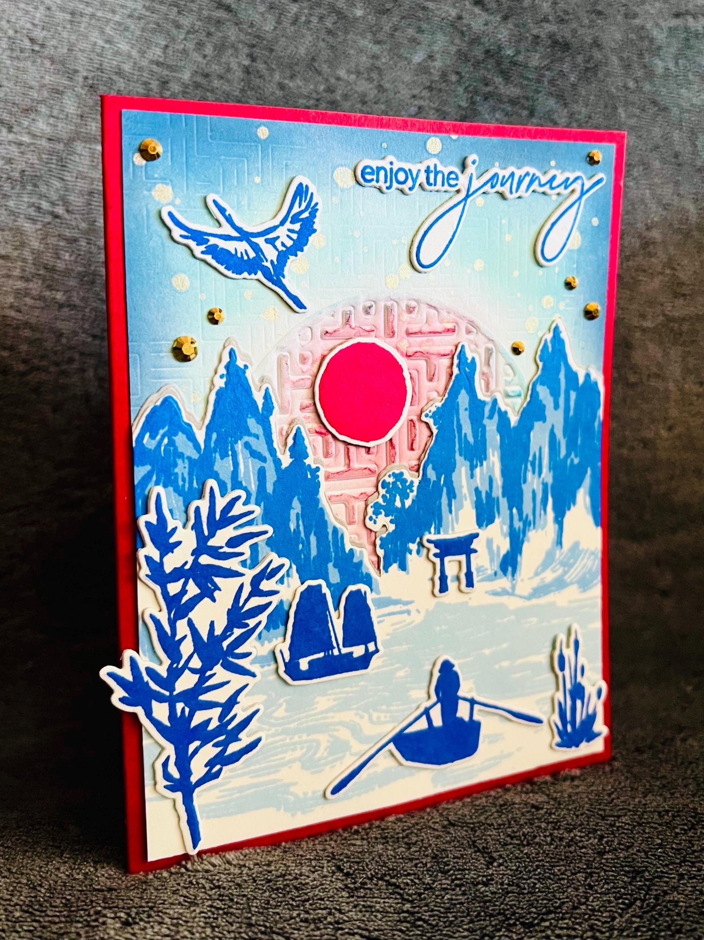 Asian Themed Enjoy the Journey Card