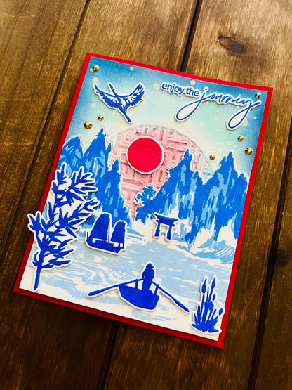 Asian Themed Enjoy the Journey Card