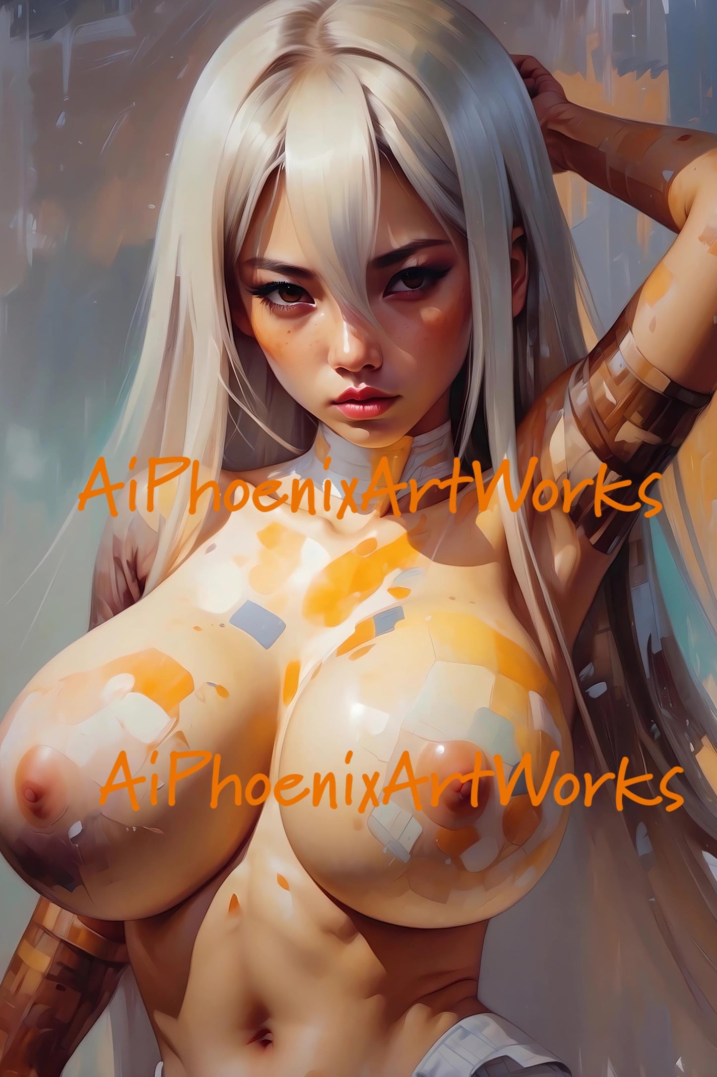 Asian Beauty Muse NSFW Female Nude PRINT | Erotic Wall Art | Feminine Nude Artwork