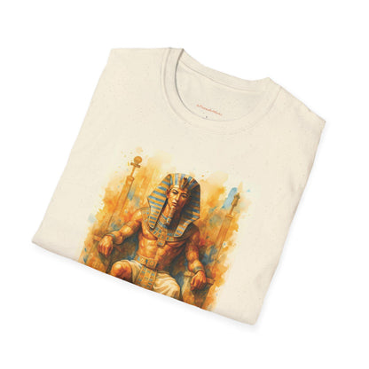 Egyptian Pharaoh Watercolor Art T-Shirt: Ancient Egypt Graphic Tee