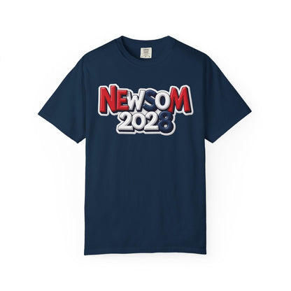 Newsom 2028 Graphic Tee: Political Activist Unisex Shirt