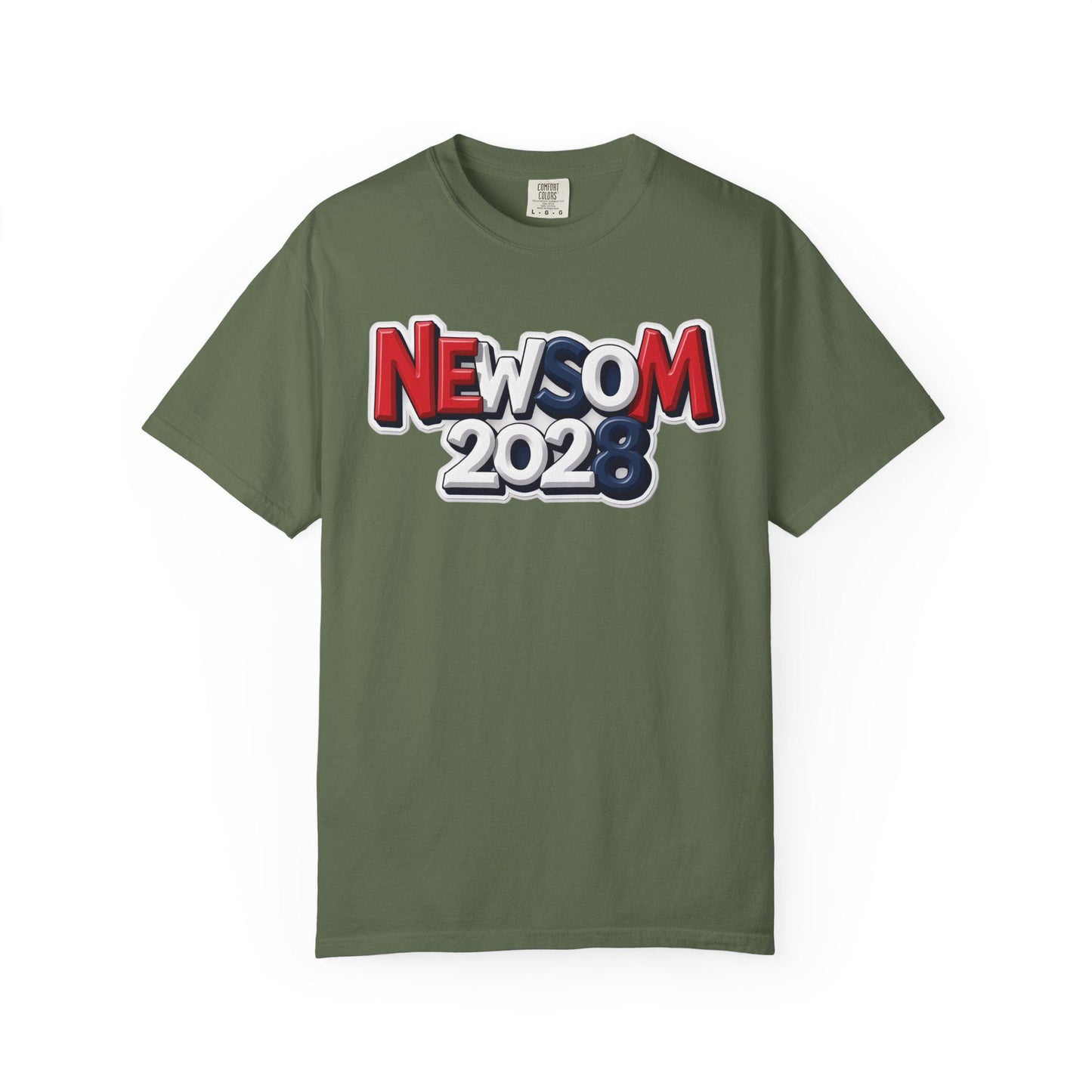 Newsom 2028 Graphic Tee: Political Activist Unisex Shirt
