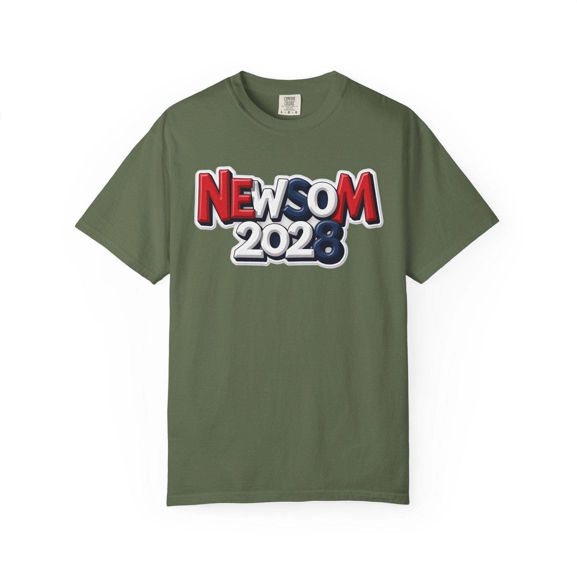 Newsom 2028 Graphic Tee: Political Activist Unisex Shirt