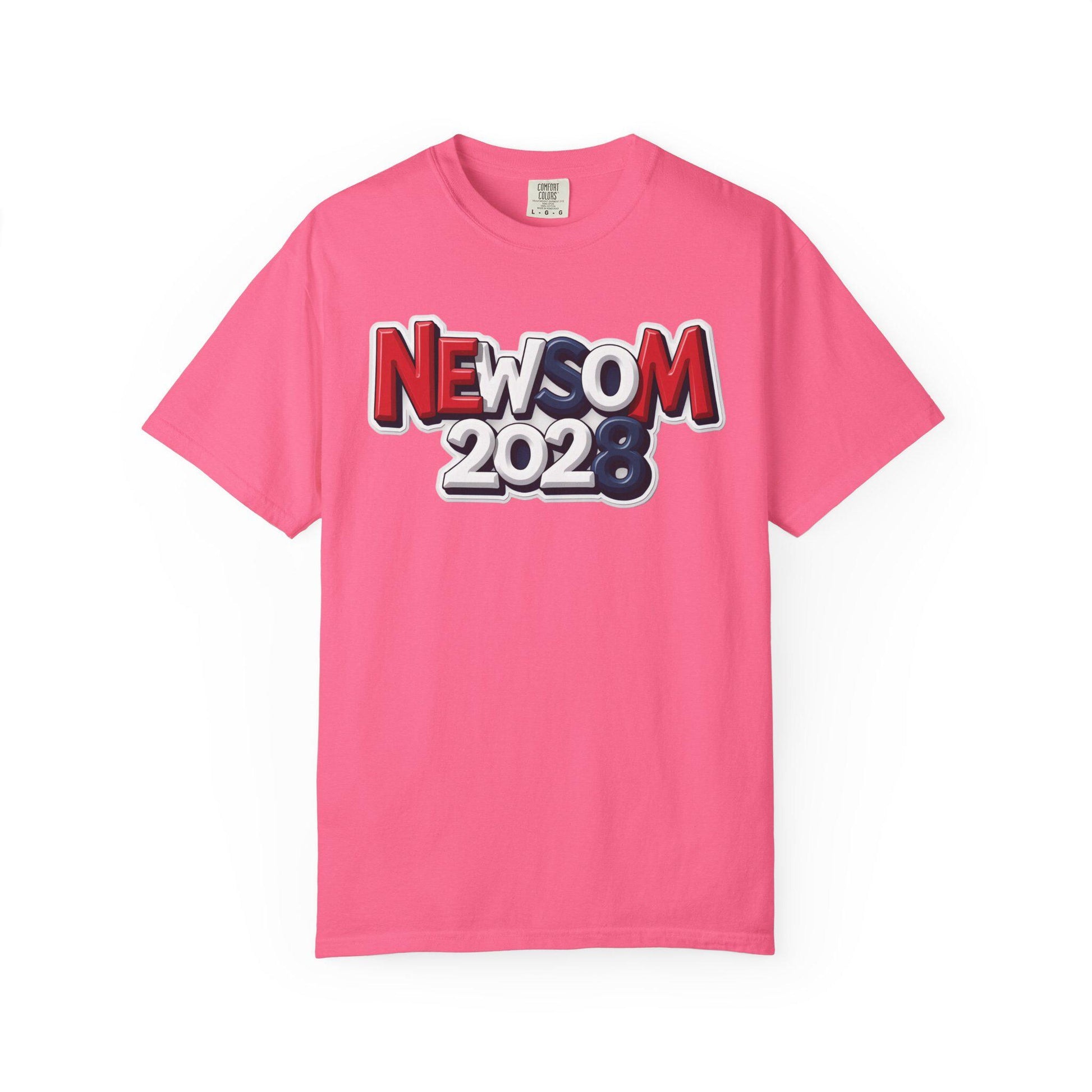 Newsom 2028 Graphic Tee: Political Activist Unisex Shirt