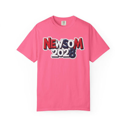 Newsom 2028 Graphic Tee: Political Activist Unisex Shirt