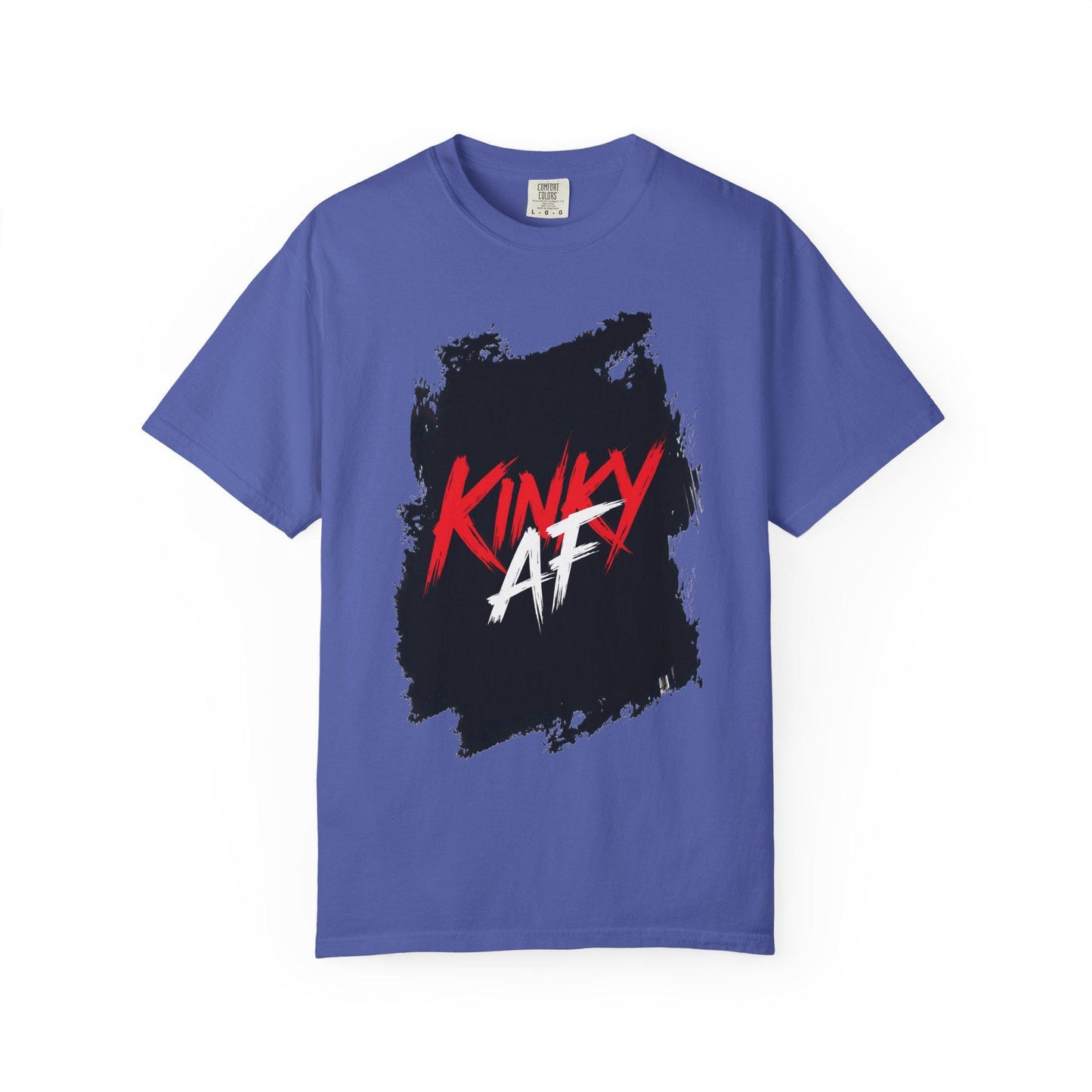 Kinky AF Unisex T-shirt, Funny Graphic Grunge Tee, Suggestive Logo, Adult Humor Top, Edgy Cool Shirt