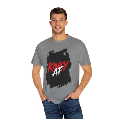 Kinky AF Unisex T-shirt, Funny Graphic Grunge Tee, Suggestive Logo, Adult Humor Top, Edgy Cool Shirt