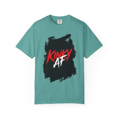 Kinky AF Unisex T-shirt, Funny Graphic Grunge Tee, Suggestive Logo, Adult Humor Top, Edgy Cool Shirt