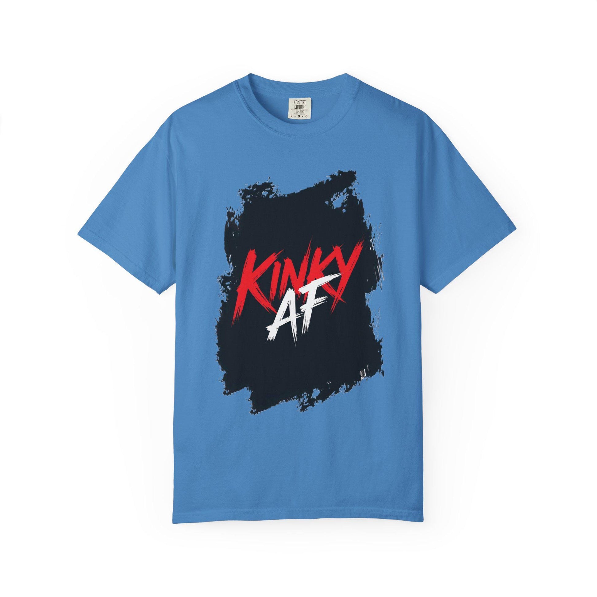 Kinky AF Unisex T-shirt, Funny Graphic Grunge Tee, Suggestive Logo, Adult Humor Top, Edgy Cool Shirt