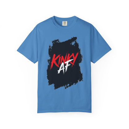 Kinky AF Unisex T-shirt, Funny Graphic Grunge Tee, Suggestive Logo, Adult Humor Top, Edgy Cool Shirt