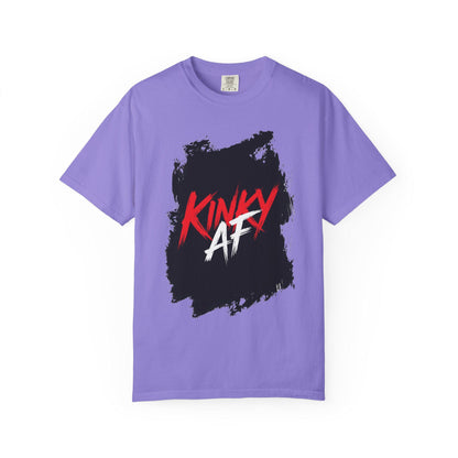 Kinky AF Unisex T-shirt, Funny Graphic Grunge Tee, Suggestive Logo, Adult Humor Top, Edgy Cool Shirt