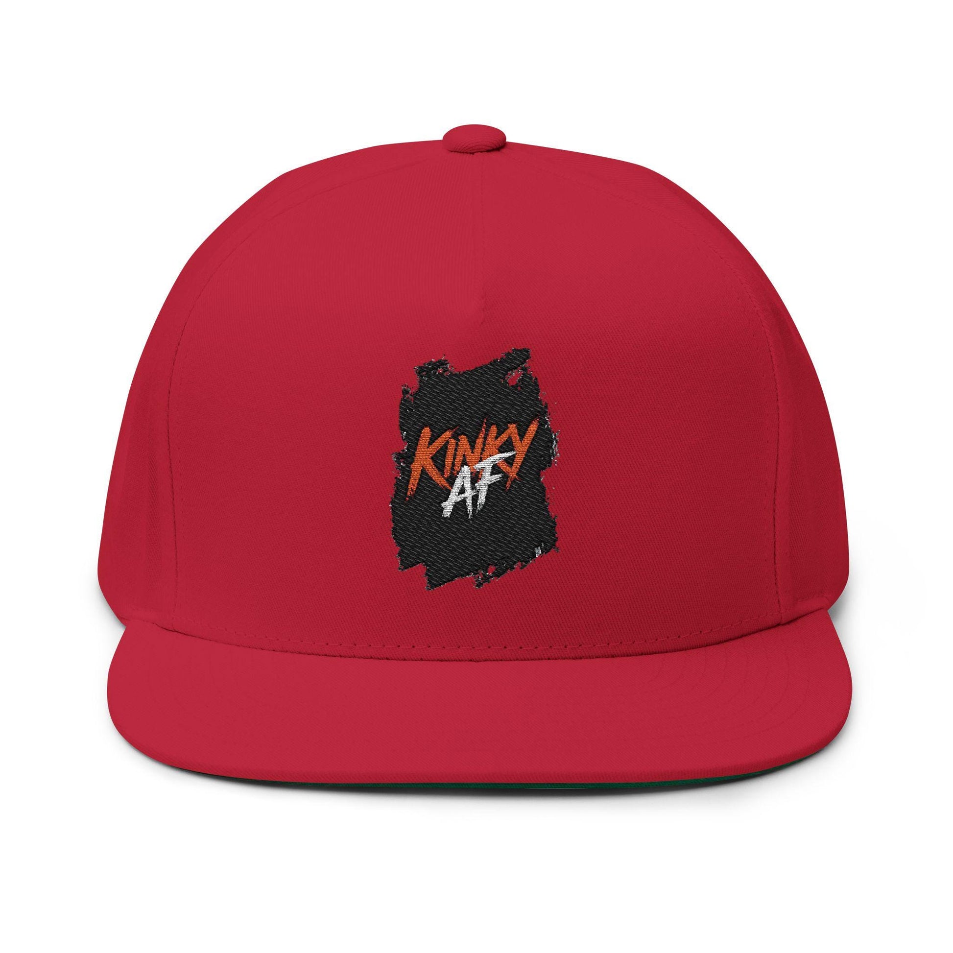 Embroidered 'Kinky AF' Cap: Funny Grunge Style Snapback Hat
