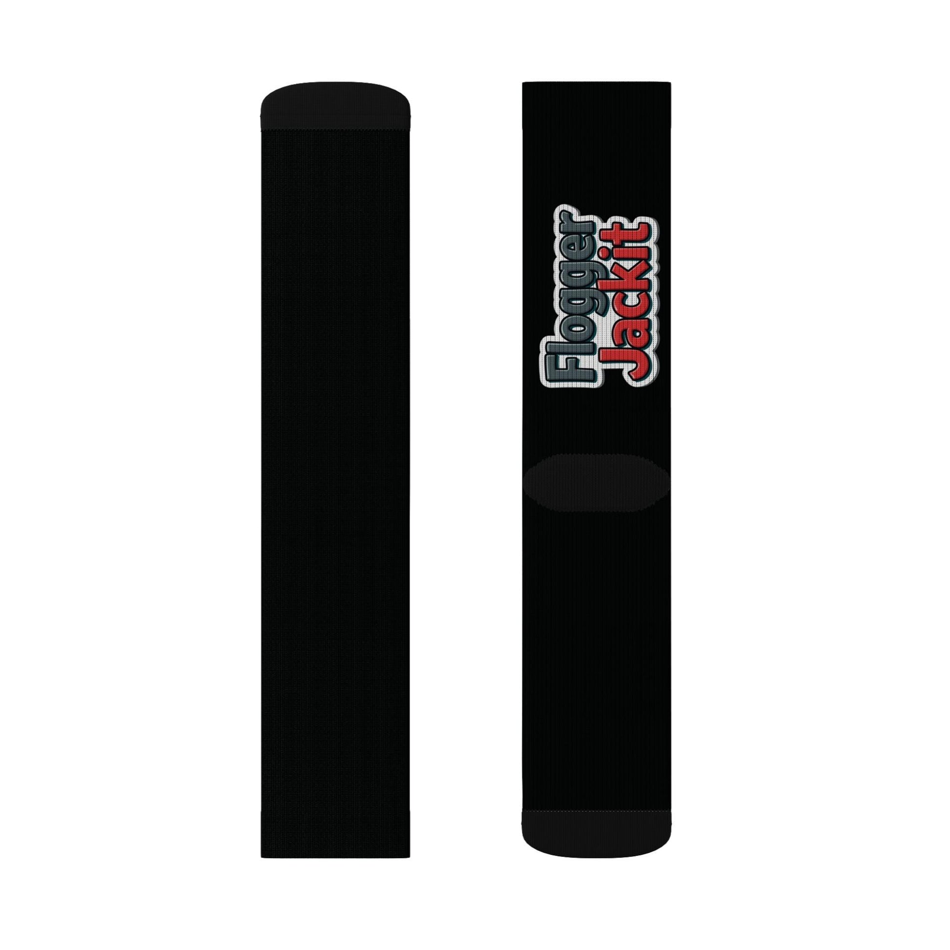 The Flogger Jackit : Funny Men's Masturbation Session Sock Pair, Novelty Gift, Adult Humor, Personalized Socks, Naughty Apparel